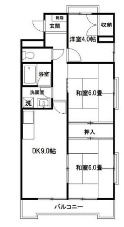 平和マンションの物件間取画像